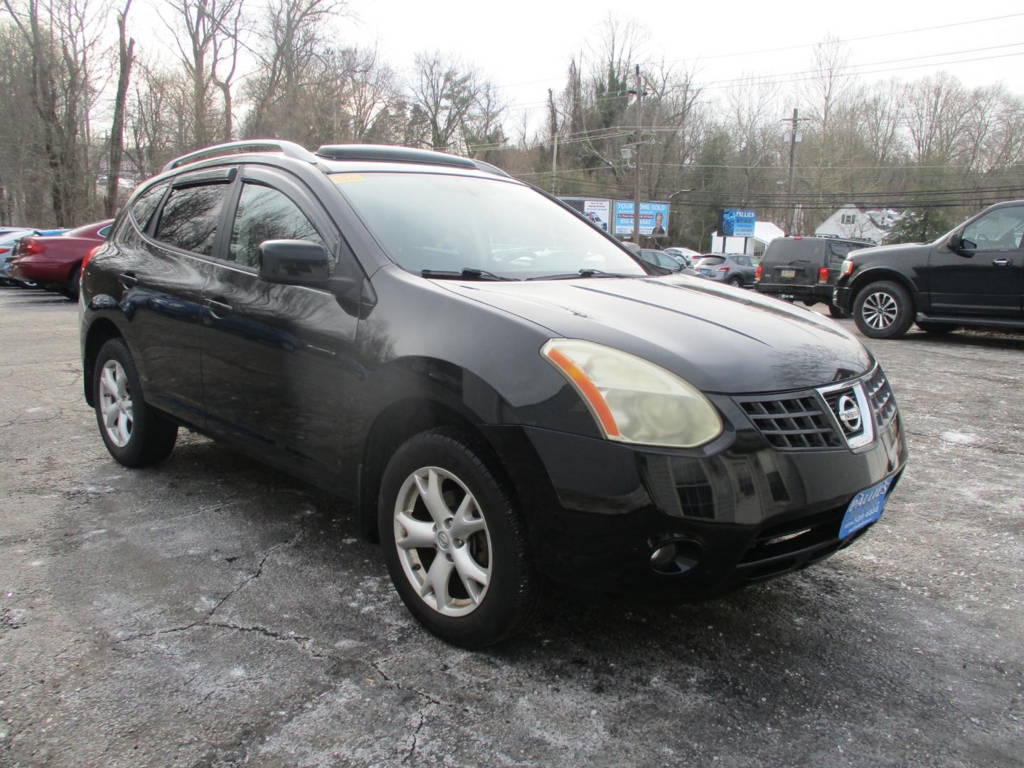 2009 BLACK Nissan Rogue S AWD (JN8AS58V99W) with an 2.5L L4 DOHC 16V engine, CVT transmission, located at 540a Delsea Drive, Sewell, NJ, 08080, (856) 589-6888, 39.752560, -75.111206 - Photo#10